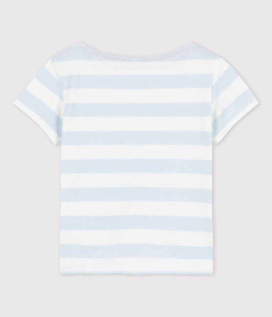 Camiseta de algodón de manga corta para niña PLEINAIR/ MARSHMALLOW