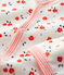 Pelele de bebé con estampado de flores de terciopelo blanco MARSHMALLOW/blanco MULTICO