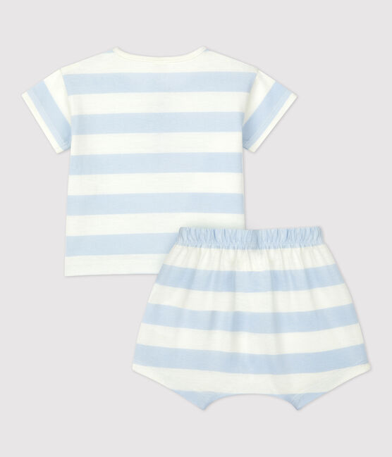 Conjunto de 2 piezas a rayas de jersey de bebé PLEINAIR/ MARSHMALLOW