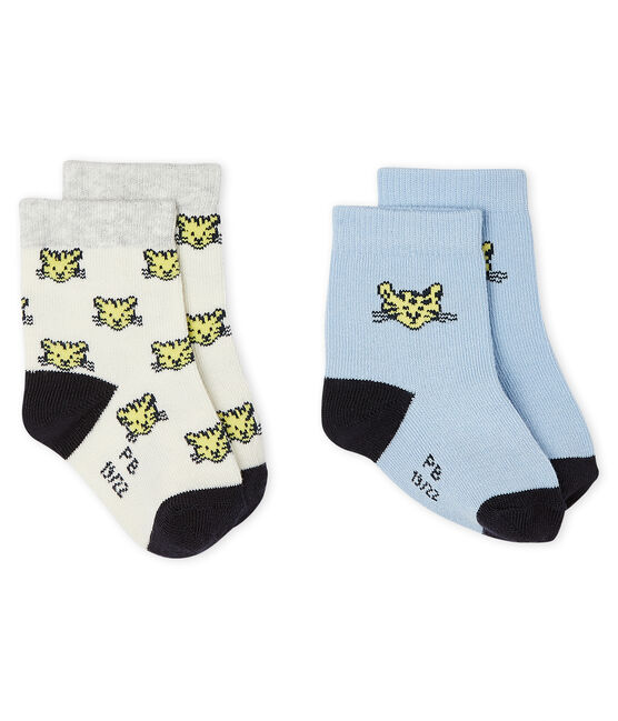 Lote de 2 pares de calcetines bebé niño variante 1