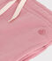 Pantalón infantil de jogging liso de algodón rosa CHARME