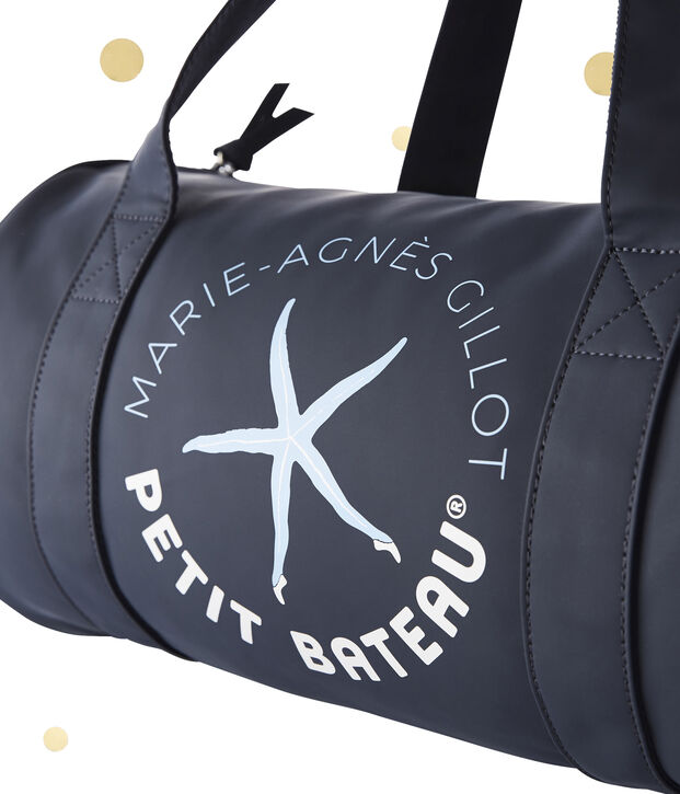 Sac polochon. Petit bateau x Marie-Agn&egrave;s Gillot azul