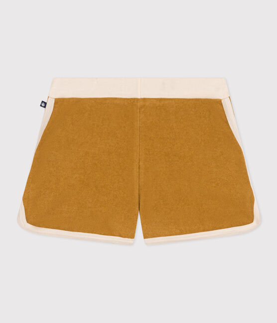 Shorts de rizo para niña amarillo ISTRE
