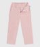 Pantalón infantil liso de pana rosa JOLI