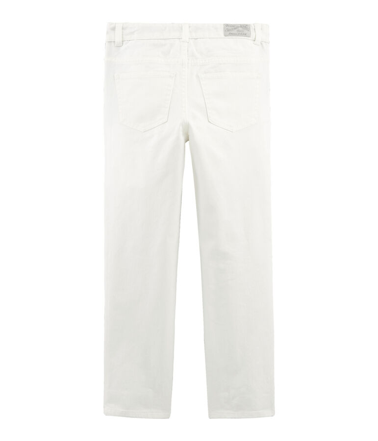 Pantal&oacute;n de ni&ntilde;o blanco