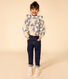 Blusa de gasa de algodón para niña