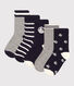 Juego de 5 pares de calcetines de niño