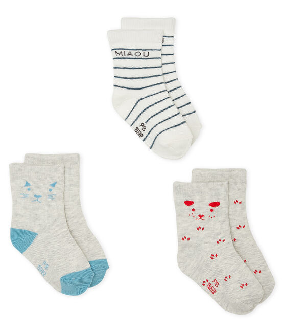 Lote de 3 pares de calcetines bebé variante 2