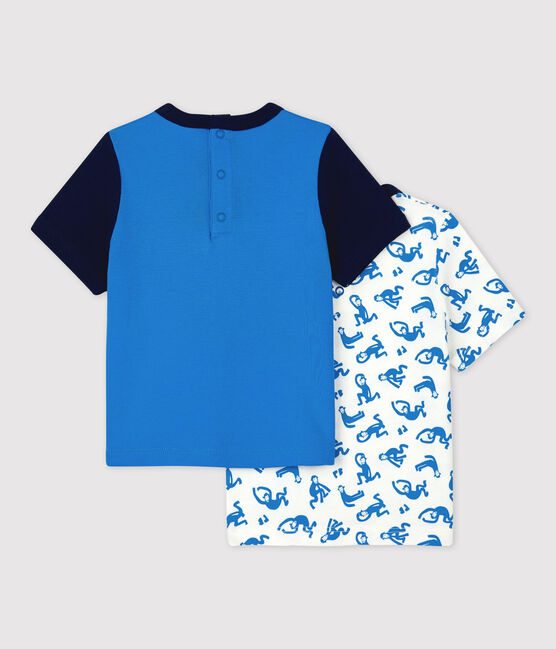 Lote de 2 camisetas de manga corta para bebé variante 1