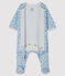 Bodyjama de tela túbica para azul FRAICHEUR/blanco MULTICO