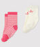 Juego de 2 pares de calcetines para bebé variante 2