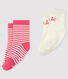 Juego de 2 pares de calcetines para bebé