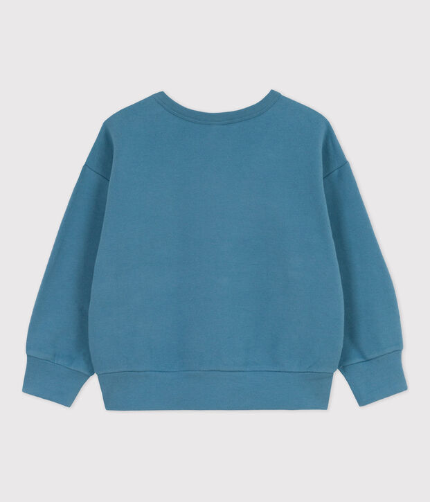 Sudadera de mulet&oacute;n para ni&ntilde;o/ni&ntilde;a azul