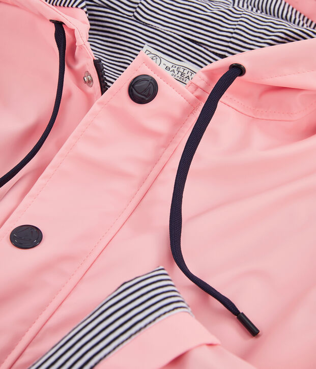 Chubasquero ic&oacute;nico unisex rosa