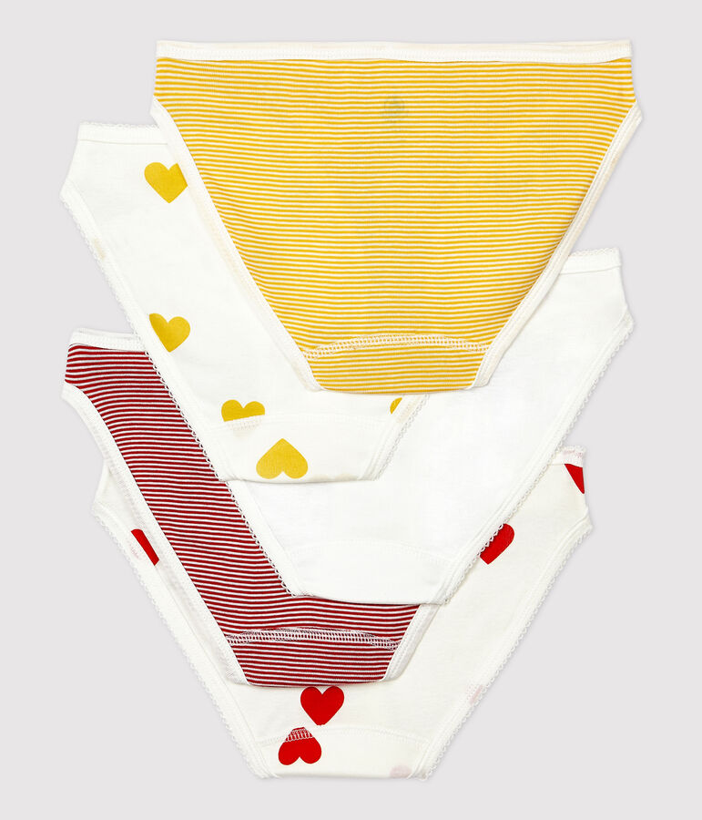 Juego semanal de 5 braguitas de mujer variante 1