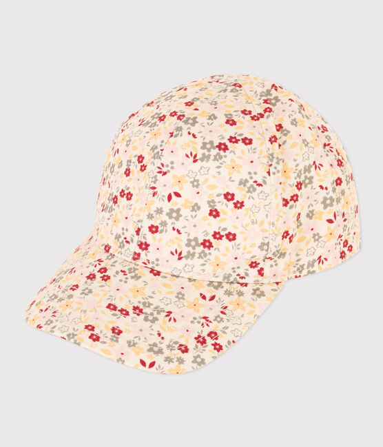 Gorra de flores para niña blanco AVALANCHE/ MULTICO