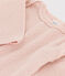 Body de punto calado de manga larga para bebé rosa SALINE