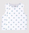 Chaleco reversible de bebé de algodón acolchado blanco ECUME/gris MISTIGRI