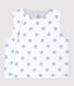 Chaleco reversible de bebé de algodón acolchado
