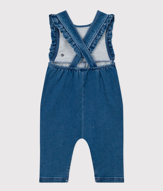 Mono de tejido vaquero de bebé. azul JEAN