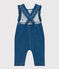 Mono de tejido vaquero de bebé. azul JEAN