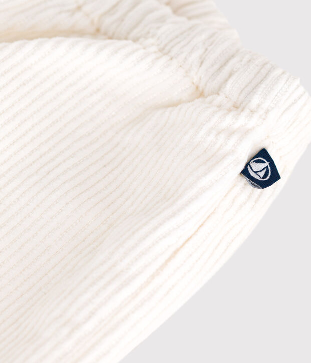 Pantal&oacute;n de pana lisa para beb&eacute; MILK