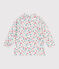 Camiseta con protección UV y estampado de flores para bebé blanco MARSHMALLOW/blanco MULTICO