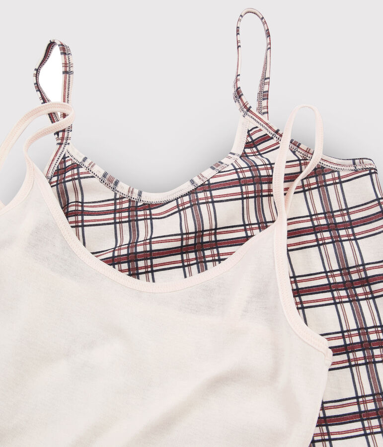 Juego de 2 camisas con tirantes para mujer multicolor