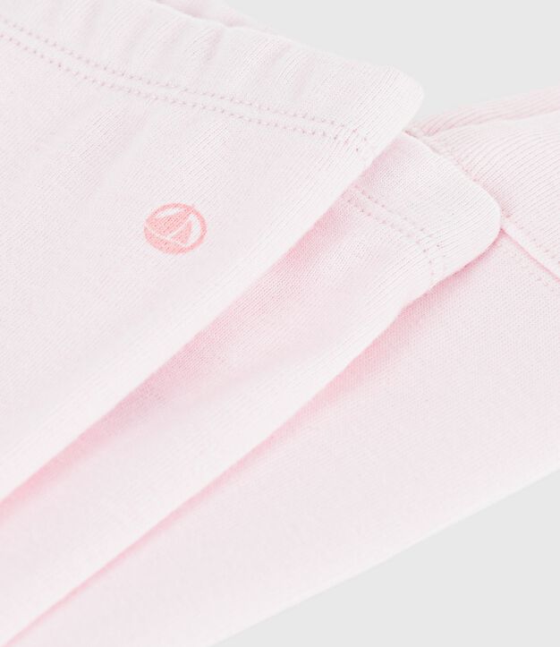 Leggings lisos de algod&oacute;n para beb&eacute; BARELY