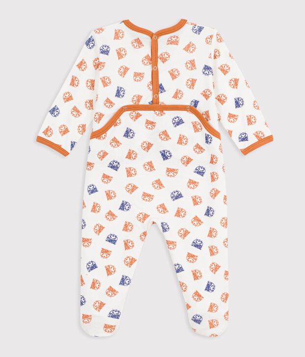Dors bien en coton blanco/marron/multicolor