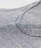 Camiseta sin mangas de lino en milrayas para mujer azul SMOKING/blanco LAIT