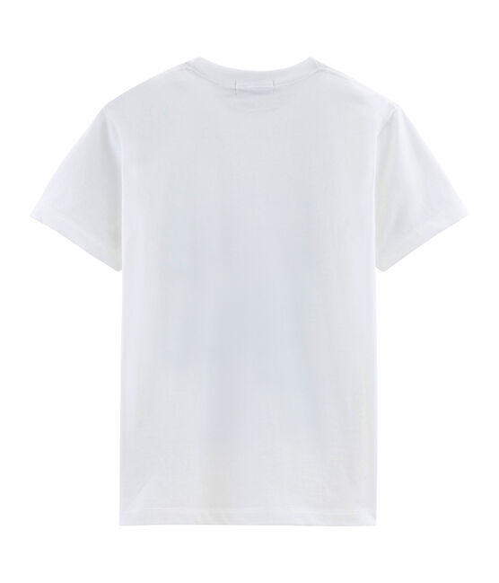 Camiseta mixta con motivo de postal blanco ECUME
