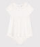 Vestido blanco de algodón, pololo y detalles calados para bebé blanco ECUME