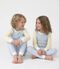 Pijama infantil de algod&oacute;n a rayas azul/multicolor