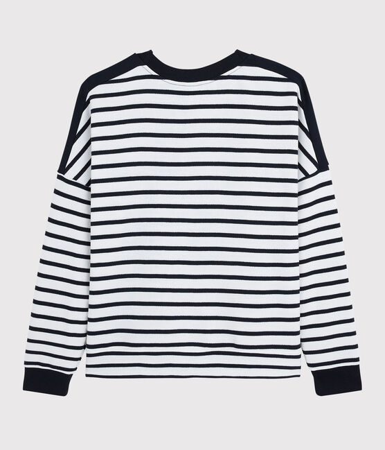Sudadera para mujer blanco MARSHMALLOW/azul SMOKING