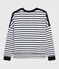 Sudadera para mujer blanco MARSHMALLOW/azul SMOKING