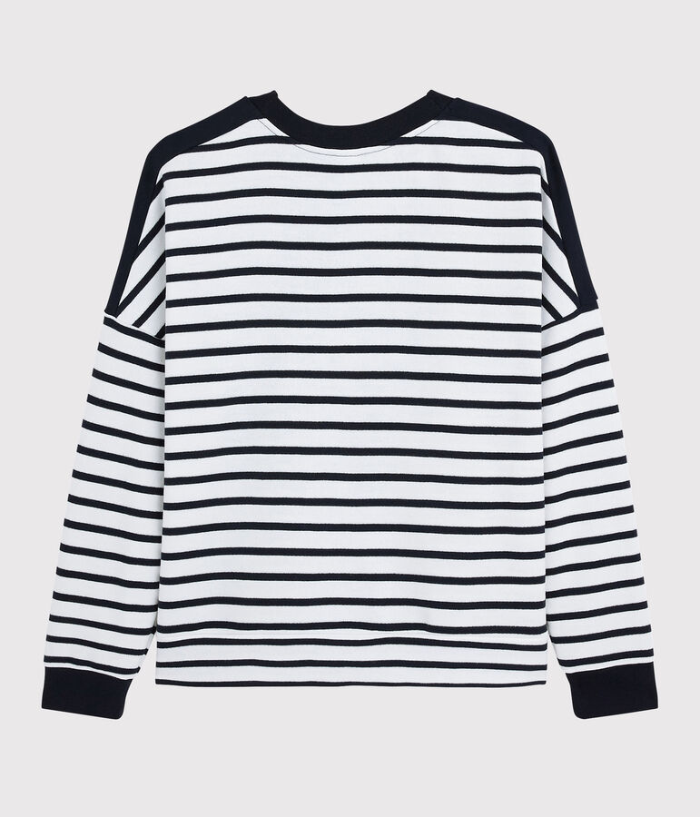 Sudadera para mujer blanco/azul