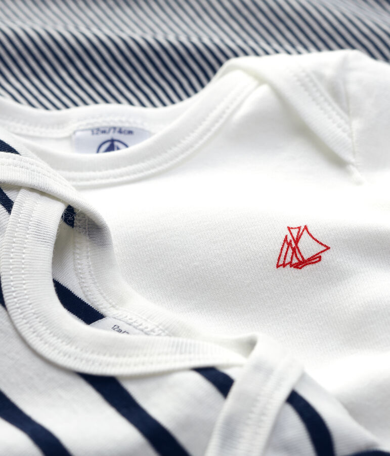 Lote de 3 bodys de manga larga de beb&eacute; variante 1