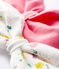 Lote de 2 diademas para el pelo lisa y estampada de bebé niña variante 2