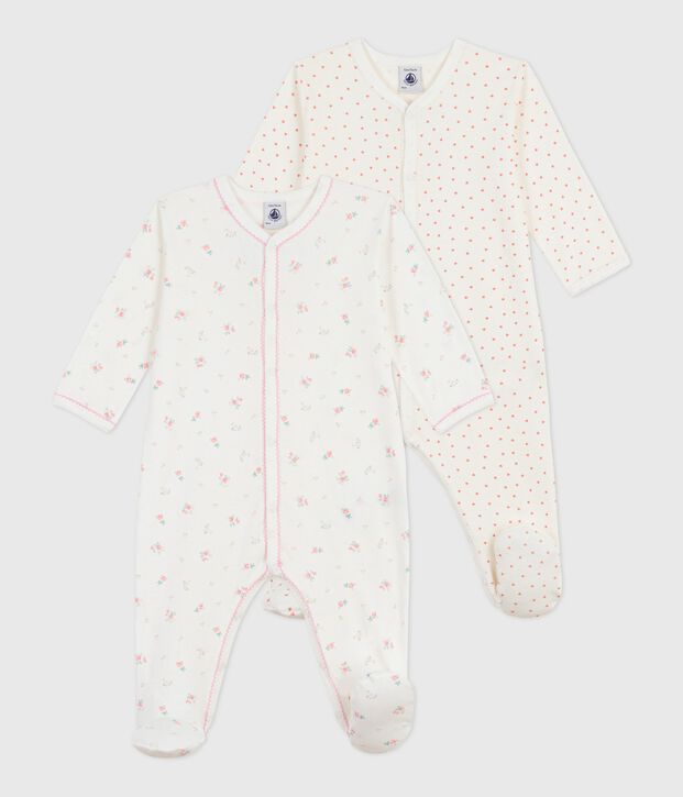 Juego de pijamas de algod&oacute;n estampado para beb&eacute; multicolor