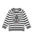 Sudadera bebé niño con rayas marineras