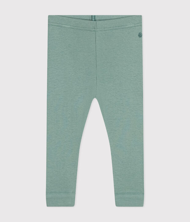 Leggings de algod&oacute;n para beb&eacute; verde