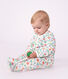Pijama de mulet&oacute;n con estampado de setas para beb&eacute;