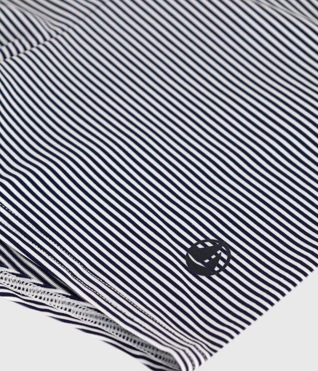 Traje de ba&ntilde;o ic&oacute;nico de ni&ntilde;o azul/blanco