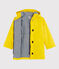 Impermeable abrigo para niña/niño amarillo JAUNE