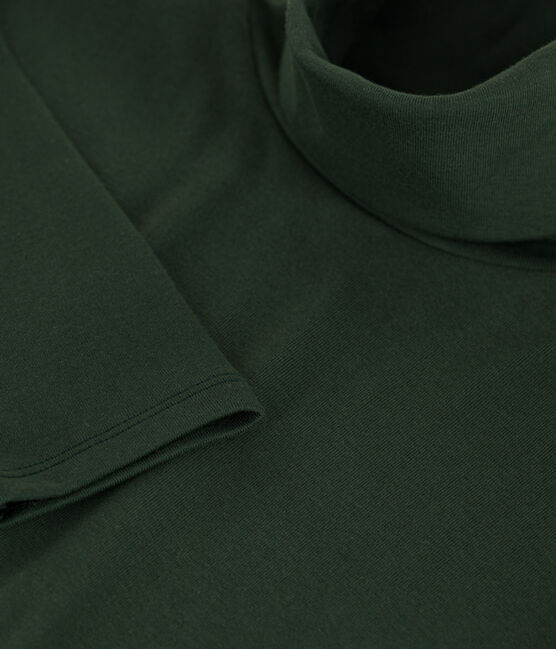 Camiseta L'ICONIQUE de algodón con cuello vuelto para mujer verde AVORIAZ