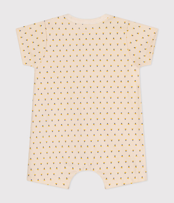 Mono corto de jersey ligero para bebé blanco AVALANCHE/ MULTICO