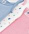 Juego de camisetas de tirantes infantiles de algodón con estampado de corazones variante 1