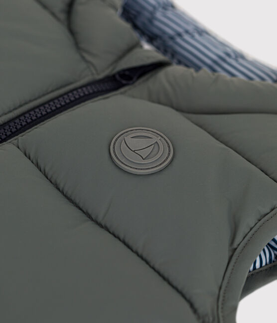 Chaqueta acolchada sin mangas de bebé verde THUYA