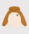 Sudadera de felpa con capucha para niño beige AVALANCHE/ CUIVRE